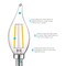 Luxrite CA11 LED Light Bulbs 4W (40W Equivalent) 400LM 3000K Soft White Dimmable E12 Candelabra Base 24-Pack LR21575-24PK - alternate 4